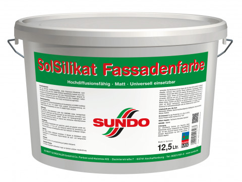 SUNDO-SolSilikat-Fassadenfarbe